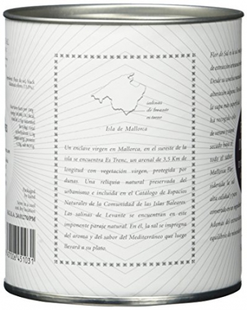 Gusto Mundial Flor de Sal d’Es Trenc Olivas Negras Salz 150g | unbehandeltes, naturbelassenes Meersalz aus Mallorca | Mit Griechischen Calamata Oliven - 4