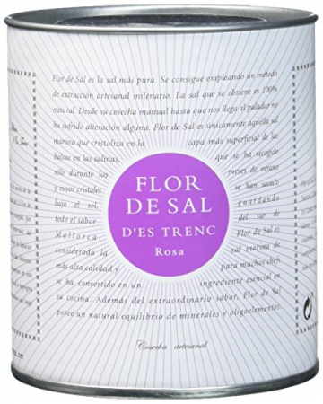 Gusto Mundial Flor de Sal d'es Trenc Rosa, Bio - 1er Pack (1 x 150 g) - 1